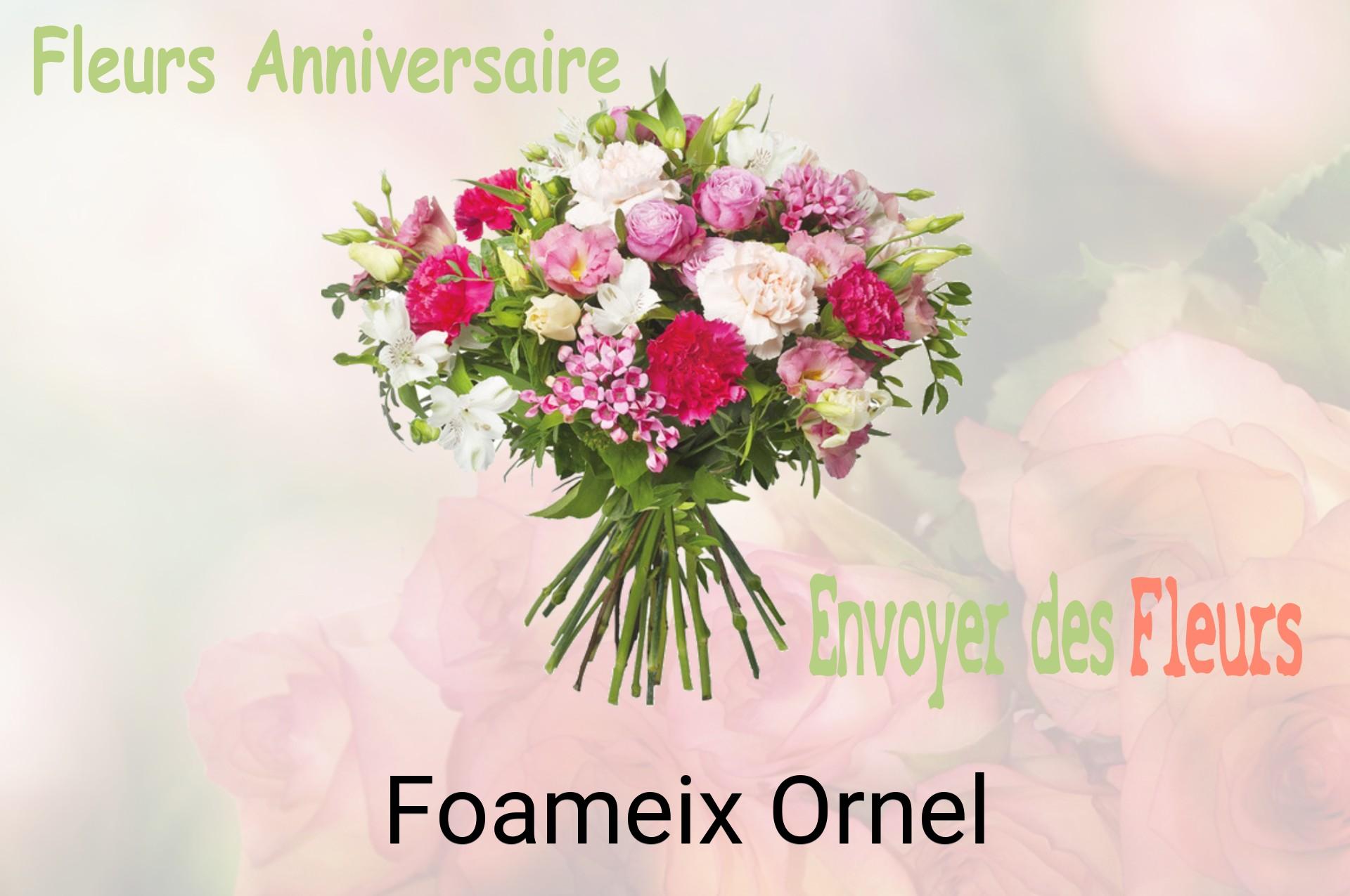 Bouquet de fleurs d’anniversaire livré à Foameix-Ornel